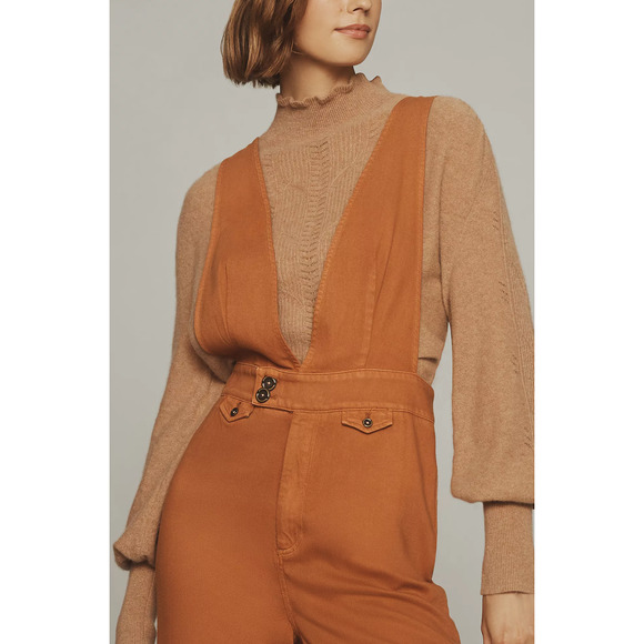 Anthropologie Pilcro Deep-V Jumpsuit - New 29 Waist - Picture 3 of 6
